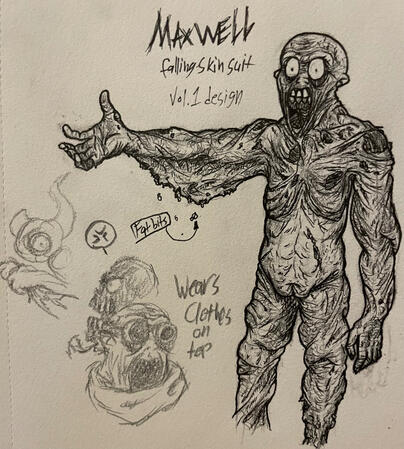 Maxwell’s skin suit Maxwell’s skin suit