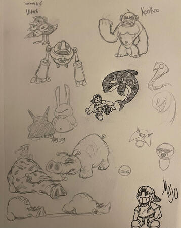 Mojo sketches Mojo sketches